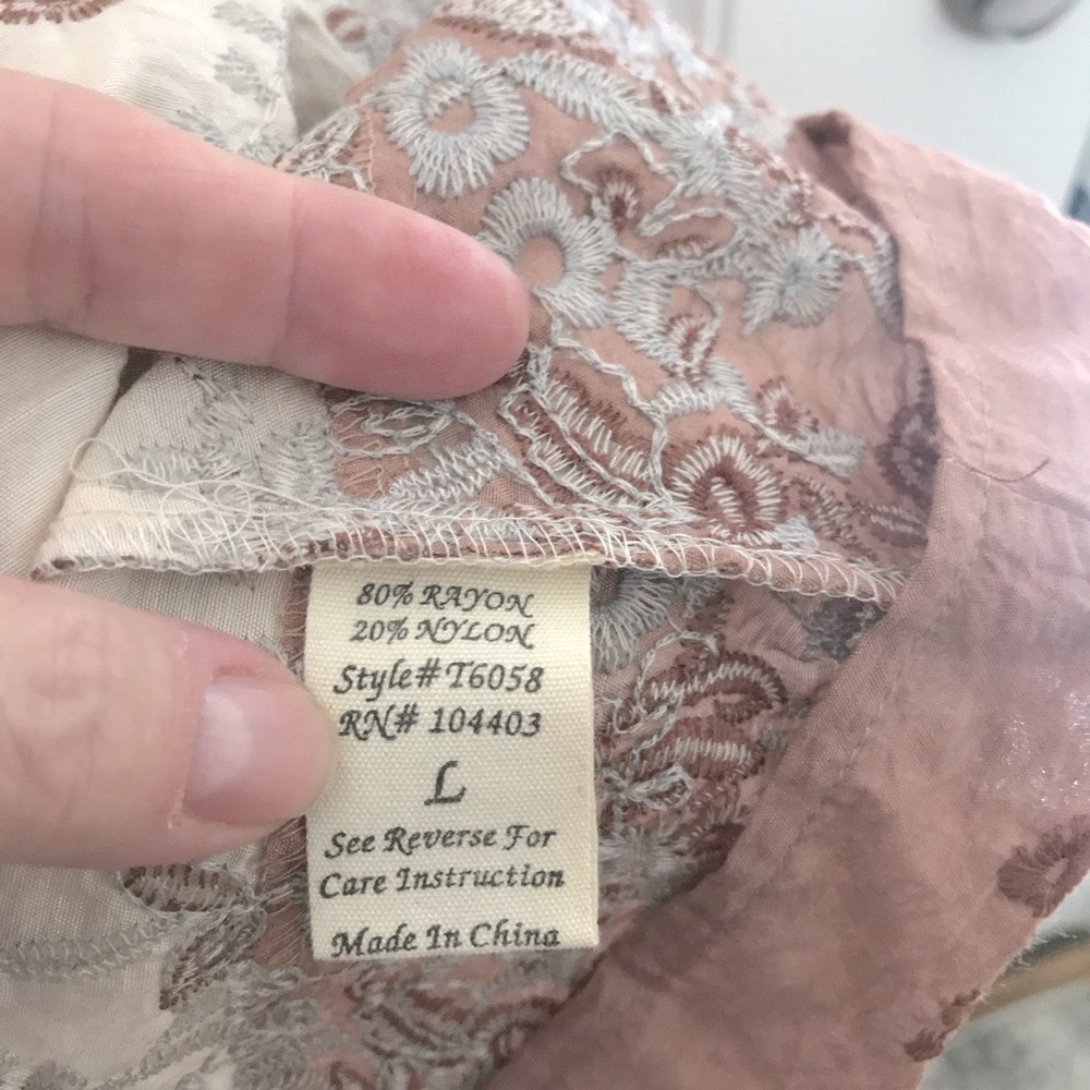 New EDGE Design by MINE Embroidered SUNDRESS Anthropology NWT - Picture 11 of 11